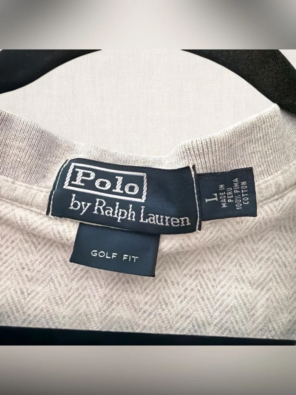 Ralph Lauren Golf Fit Men's Light Gray Polo Shirt